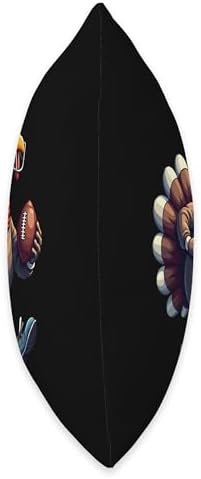Thanksgiving Football Player Thanksgiving Football Turkey Throw Pillow - Image 2