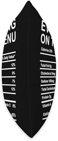 Everything On The Menu Nutrition Facts Funny Thanksgiving Throw Pillow - Image 2