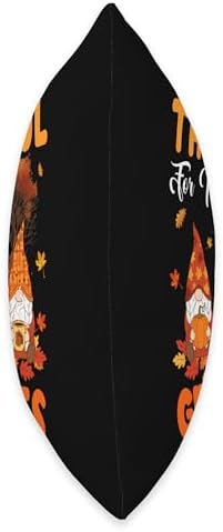 Thankful for My Gnomies Three Gnomes Fall Tree Thanksgiving Throw Pillow - Image 2