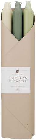 Northern Lights Candles - 12" 6pk Taper Combo - Cottage Vines - 72750 by Unknown