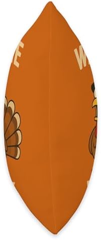 Funny Thanksgiving Cartoon Turkey What The Pluck Throw Pillow - Image 2