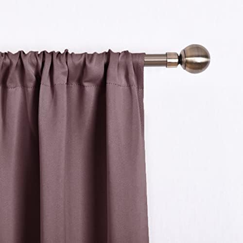 NICETOWN Dry Rose Roman Curtains 45 Inches Long for Bedroom - Image 5