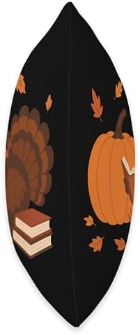 Fall Turkey Reading Time Cozy Readers Thanksgiving Fun Throw Pillow - Image 2