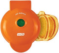Dash Mini Waffle Maker- Mini Machine for Creative Homemade Treats - Nonstick Iron with Unique Print Design - Stylish Waffle Machine - Orange Pumpkin by Dash