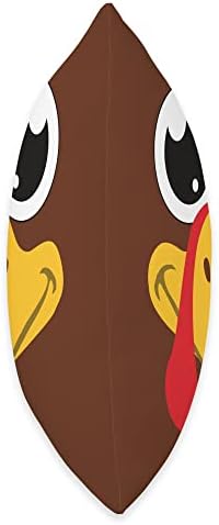 Matching Family Kids Thanksgiving Turkey Face Costume Throw Pillow - Image 2