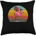 Thanksgiving Outfit Thankful Turkey Kids Women Men Funny Flamingo Turkey Thanksgiving Day Dinner Thankful Throw Pillow, 18x18, Multicolor by Unknown
