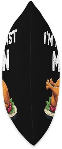 I'm a Breast Man Turkey Funny Thanksgiving Dinner For Dad Throw Pillow - Image 2