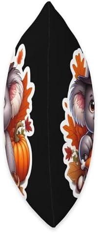 Thanksgiving Koala Fall Autumn Cottagecore Cute Australia Throw Pillow - Image 2
