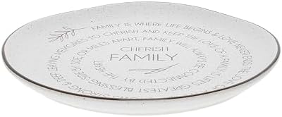 Pavilion Gift Company - Cherished Family - 10.5" Serving Tray Platter Plate Thanksgiving Fall Serveware Friendship Family - Image 6