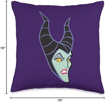 Disney Villains Maleficent Sleeping Beauty Big Face Costume Throw Pillow