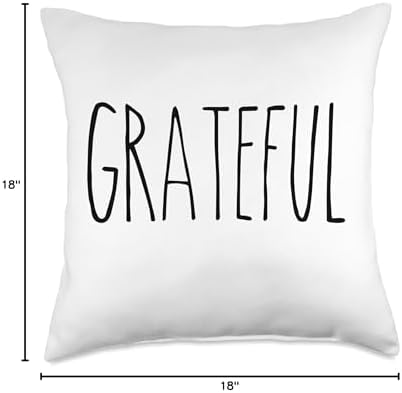 Rae inspired Dunn thankful blessed thanksgiving grateful Throw Pillow - Image 4