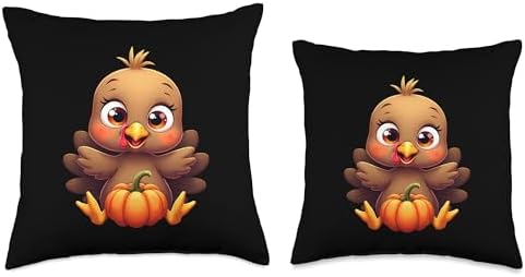 Baby Turkey Thanksgiving Turkey Thanksgiving Turkey Baby Throw Pillow - Image 3