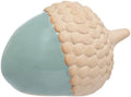 Boston International Fall Statue Tabletop Figurine Fall Thanksgiving Decorations, 5.5" Long (Large), Blue Stoneware Acorn by BostonInternational