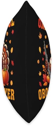 One Thankful Oboe Player Thanksgiving Turkey Instrument Throw Pillow - Image 2