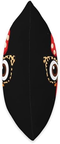 Thanksgiving Turkey Face Leopard Glasses Women Girls Throw Pillow - Image 2