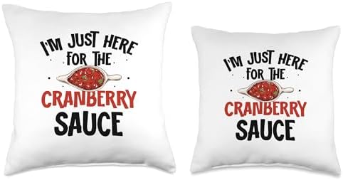 Canned Cranberry Sauce Cranberry Jelly Throw Pillow - Image 3