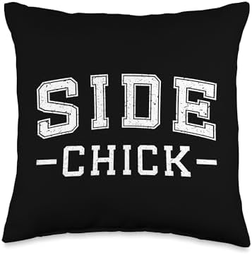 Main Man I’m a Side Chick Thanksgiving Couple Friendsgiving Throw Pillow by Unknown
