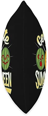 Summer Halloween Jack O Lantern Celebrate Summerween Throw Pillow
