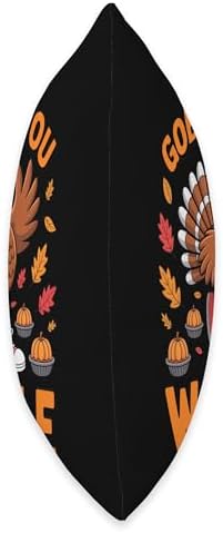 Gobble Till You Wobble Funny Turkey Dance Thanksgiving Dance Throw Pillow - Image 2