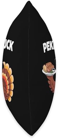 Thanksgiving Turkey Eat Peking Duck Throw Pillow - Image 2