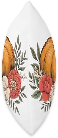Fall Leave Women Vintage Pumpkin Autumn Graphic Thanksgiving Throw Pillow - Image 2