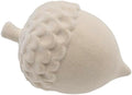 Boston International Fall Statue Tabletop Figurine Fall Thanksgiving Decorations, 5" Long, Cream Flocked Acorn by BostonInternational
