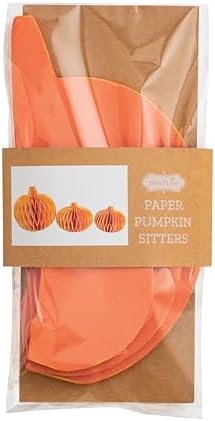 Mud Pie Thanksgiving Paper Pumpkin Sitter Set - Image 3