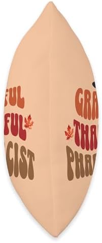 Grateful Thankful Pharmacist, Pharmacy Thanksgiving, Fall Throw Pillow - Image 2