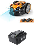LawnMaster OcuMow™ Perimeter Wire Free Robot Lawn Mower + LawnMaster 24LB4005-CN 24V 4.0Ah Battery Suit 24V / 48V Cordless Machine