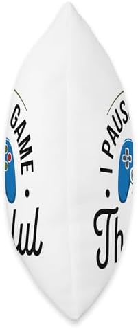 I Paused My Game To Be Thankful, Gamer Happy Thanksgiving Throw Pillow - Image 2