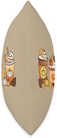 Great Dane Coffee Pumpkin Spice Dog Lovers Fall Thanksgiving Throw Pillow - Image 2