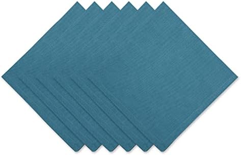 DII Solid Napkin Set Collection, 20x20, Teal, 6 Piece by DII