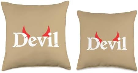 Thanksgiving Devil Design, Deviled Eggs Humor Turkey Throw Pillow - Image 3