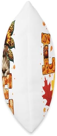 LOVE Thanksgiving Labrador Retriever Costume Fall Leaves Throw Pillow - Image 2