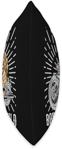 Turkey Riding Motorcycle Thanksgiving Day Rider Biker Throw Pillow - Image 2