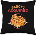 Target Acquired Apple Pie Thanksgiving Food Pie Lover Foodie Throw Pillow by Unknown