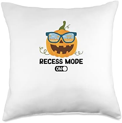 Halloween Thanksgiving Recess Vacay mode Throw Pillow by Unknown
