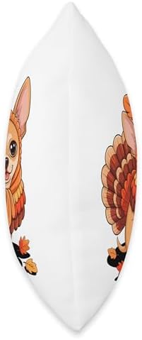 Thanksgiving Turkey Chihuahua Chihuahuas Throw Pillow - Image 2