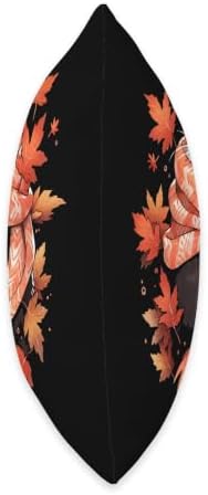 Ferret Autumn Autumn Leaves Thanksgiving Throw Pillow - Image 2