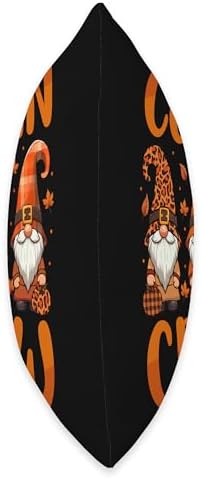 Cousin Crew Thanksgiving Three Gnomies Fall Leaves Pumpkins Throw Pillow - Image 2