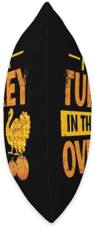 I Put a Turkey in that Oven Funny Thanksgiving Throw Pillow - Image 2
