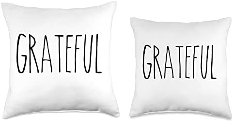 Rae inspired Dunn thankful blessed thanksgiving grateful Throw Pillow - Image 3