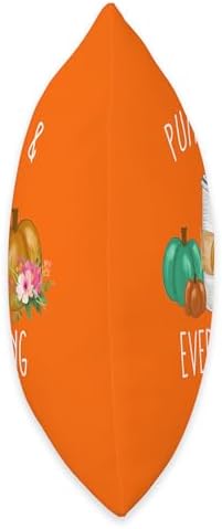 Pumpkin Spice Makes Me Nice Mommy and Me Mom Baby Fall Throw Pillow - Image 2