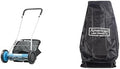 American Lawn Mower Company 20-Inch 5-Blade Walk Behind Reel Mower with Grass Catcher and Storage Cover Bag Bundle