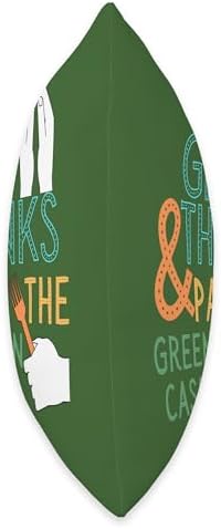 Holiday Dinner Favorites Home Cooking Give Thanks Pass Green Bean Casserole Thanksgiving Family Throw Pillow, 16x16, Multicolor - Image 2