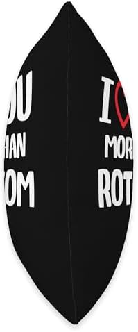 I heart You More than Rototom Thanksgiving I Love You More Than Rototom Shirt Funny Women Christmas Throw Pillow, 18x18, Multicolor - Image 2
