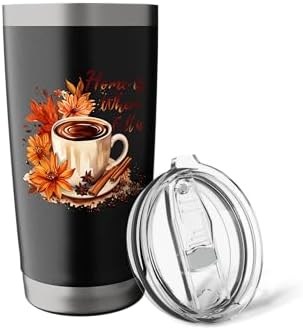 Home Is Where Fall Is Fall Vibes Autumn Thanksgiving Stainless Steel Insulated Tumbler - Image 5