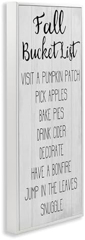'Fall Bucket List Casual Sign'| Framed Giclee Art - Image 2