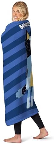 Northwest Bluey Silk Touch Throw Blanket, 50" x 60", Roll Call Bandit