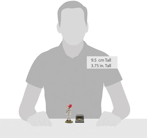 Department 56 Snow Village Accessories Halloween IT Chapter Two Pennywise and the S.S. Georgie Figurine Set, 3.75 Inch, Multicolor